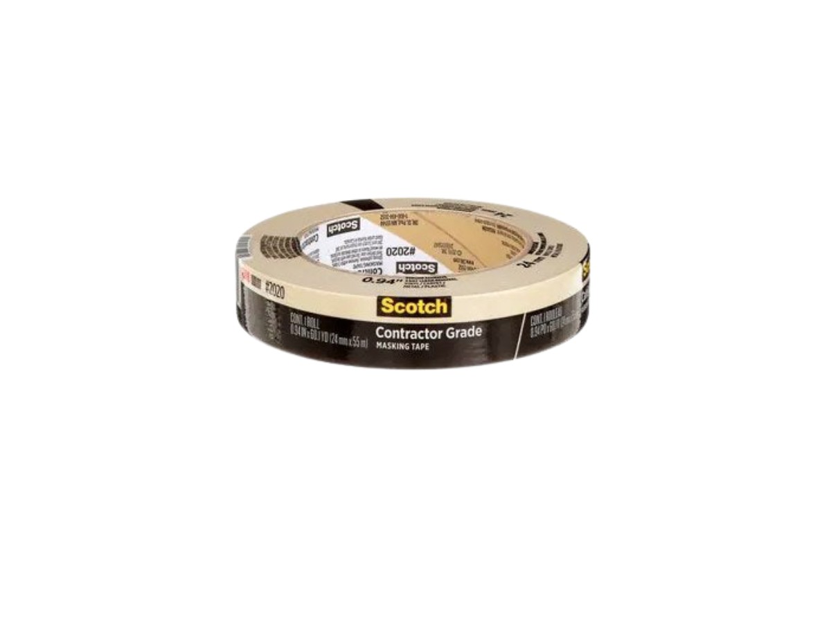 Scotch® Contractor Grade Masking Tape - Plastic Sheeting & Tape